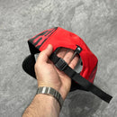 BONÉ FIVE PANEL ANTH CO BOMBER FLAME - VERMELHO