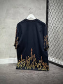 CAMISETA TRIPSIDE OVER “FLAME” - PRETA