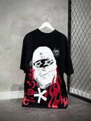 CAMISETA TRIPSIDE OVER “BLCLV” - PRETA