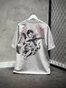 CAMISETA TRIPSIDE OVER “ANGEL AK” - CINZA