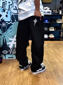 CALÇA MOLETOM TRIPSIDE “TRAPSTAR” - PRETA